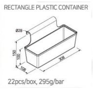 Plastikowe pudełko do zawieszania, RPC-300A