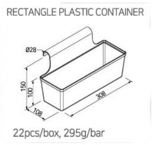 Plastikowe pudełko do zawieszania, RPC-300A