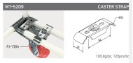 Wspornik łączący do kół z płytką MT-5209