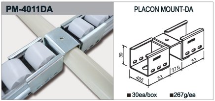 Uchwyt prowadnicy rolkowej typu PM-4011DA