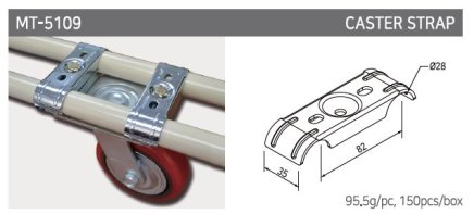 Wspornik łączący do kół z płytką MT-5109